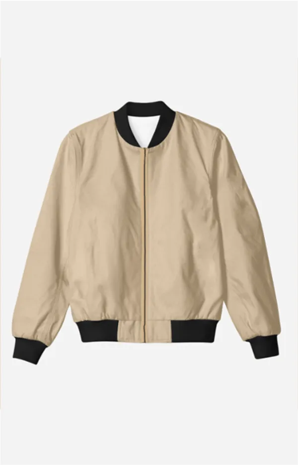 Light_Brown_Soft,_Breathable_Fabric_Mens_Classic_Plain_Bomber_Jacket