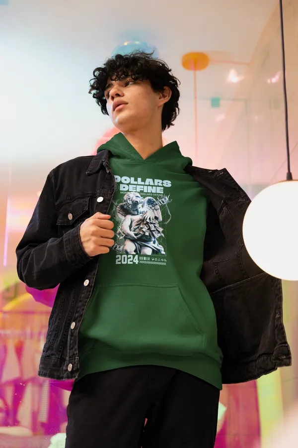 Bottle_Green_Cotton_Blend_Mens_Premium_Oversized_Hoodie