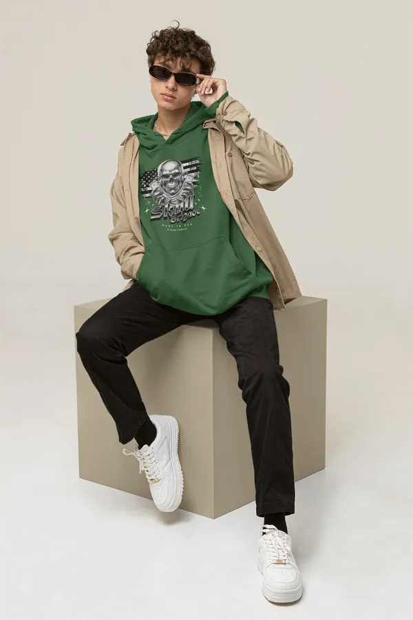 Bottle_Green_Cotton_Blend_Mens_Premium_Oversized_Hoodie