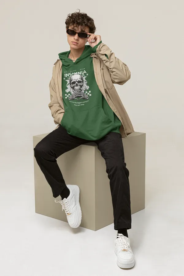 Bottle_Green_Cotton_Blend_Mens_Premium_Oversized_Hoodie