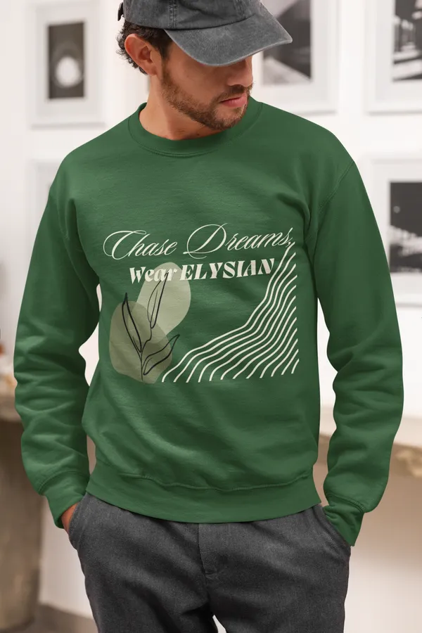 Bottle_Green_Ultra-Soft_Fabric_Mens_Premium_Oversized_Sweatshirt