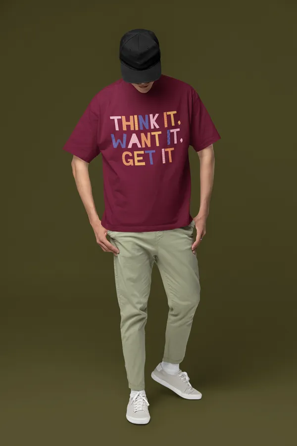 Maroon_Cotton_Blend_Mens_Premium_Oversized_Tee