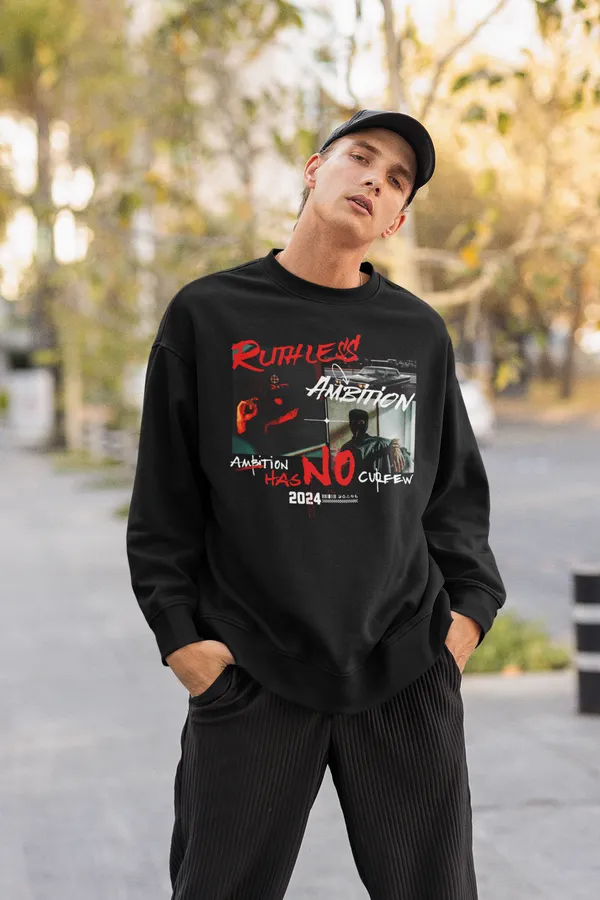 Black_Cotton_Blend_Modern_Mens_Oversized_Sweatshirt