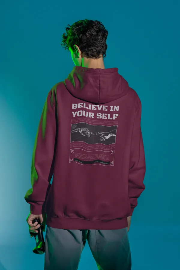 Maroon_Cotton_Blend_Premium_Mens_Oversized_Hoodie