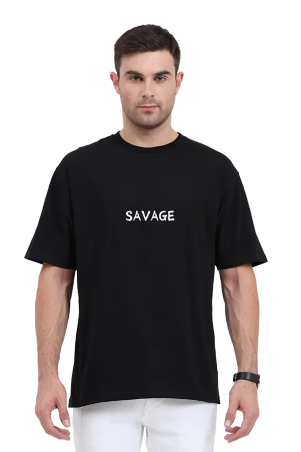 Black_Pure_Cotton_Savage_Unisex_Premium_Oversized_T-Shirts