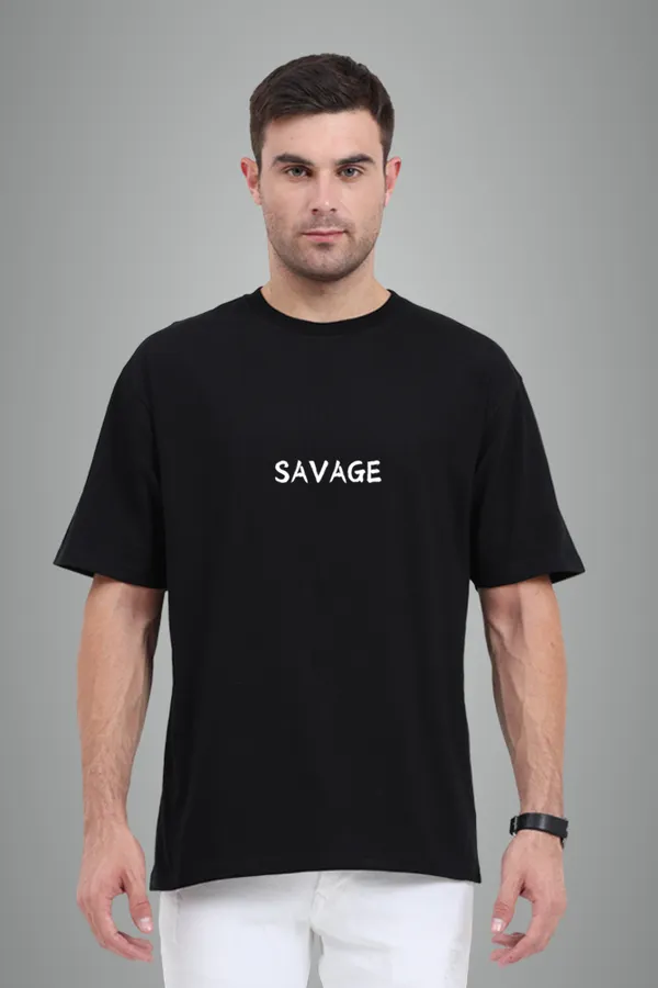 Black_Pure_Cotton_Savage_Unisex_Premium_Oversized_T-Shirts