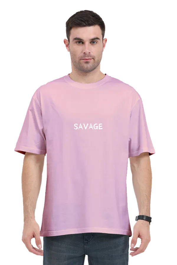 Light_Baby_Pink_Pure_Cotton_Savage_Unisex_Premium_Oversized_T-Shirts