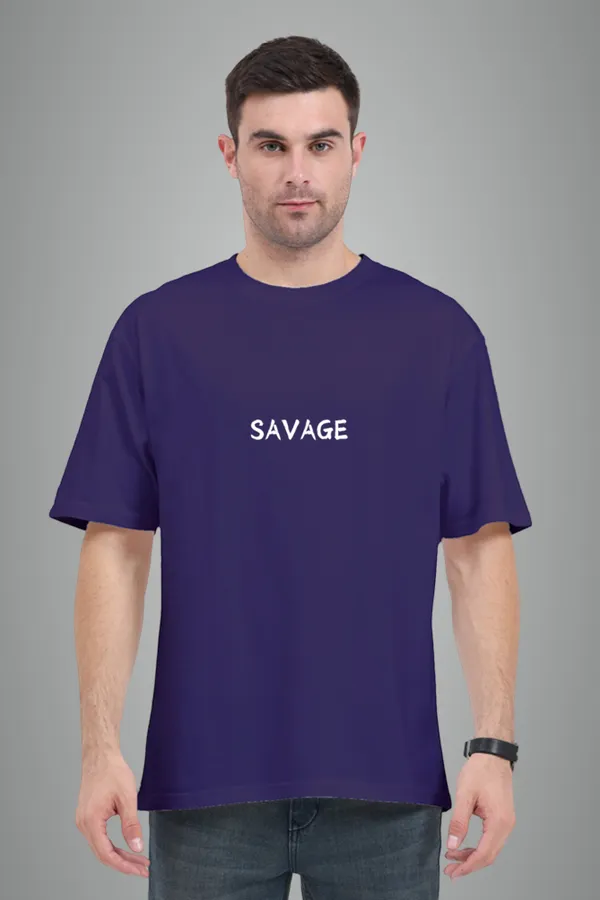 Purple_Pure_Cotton_Savage_Unisex_Premium_Oversized_T-Shirts