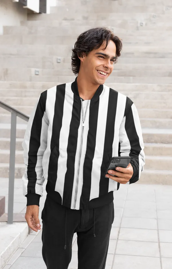 Black_&_White_Strips_Premium_Fabric_Mens_Premium_Bomber_Jacket