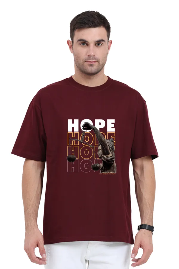 Maroon_Pure_Cotton_Ultimate_Comfort_And_Style_Classic_Mens_Oversized_T-Shirts