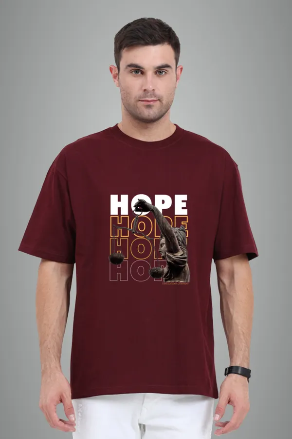Maroon_Pure_Cotton_Ultimate_Comfort_And_Style_Classic_Mens_Oversized_T-Shirts