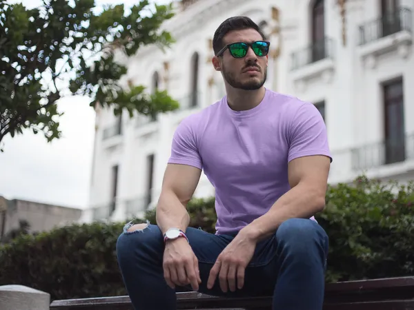 Lavender_Pure_Cotton_Ultimate_Comfort_Mens_Premium_Classic_Tee