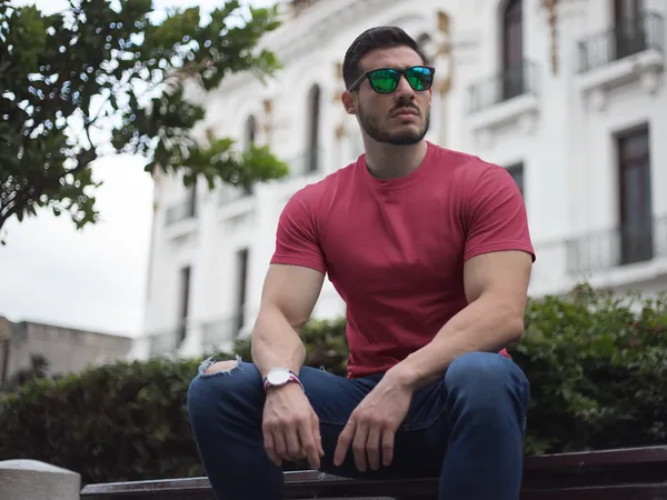 Neon_Red_Pure_Cotton_Ultimate_Comfort_Mens_Premium_Classic_Tee