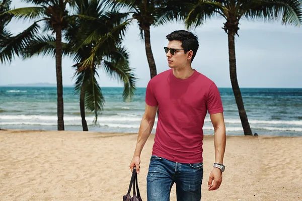 Neon_Red_Pure_Cotton_Ultimate_Comfort_Mens_Premium_Classic_Tee