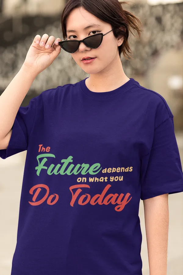 Navy_Blue_Cotton_Blend_Ultimate_Comfort_Unisex_Oversized_Tee
