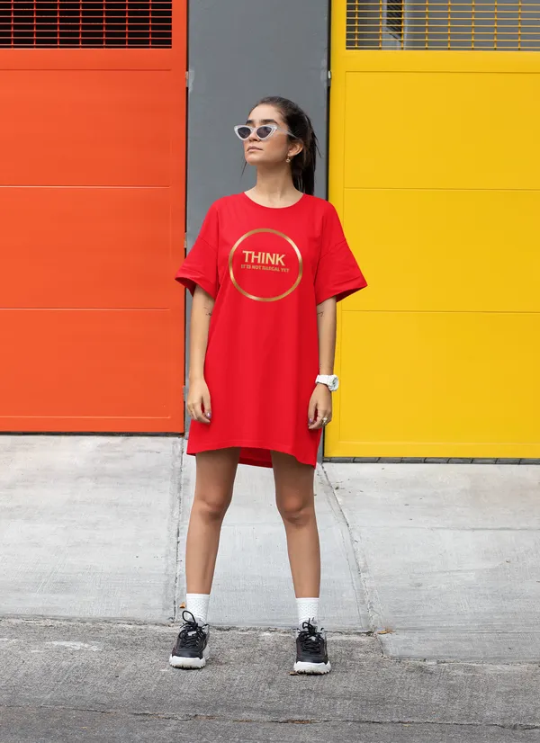Red_Pure_Cotton_Womens_Premium_T-Shirt_Dress