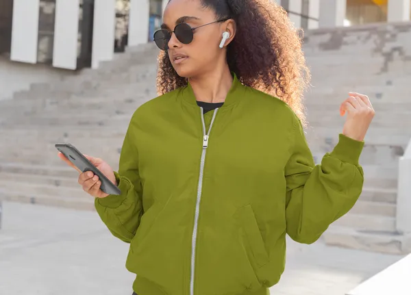 Olive_Green_Ultra-Soft_Fabric_Womens_Plain_Bomber_Jacket