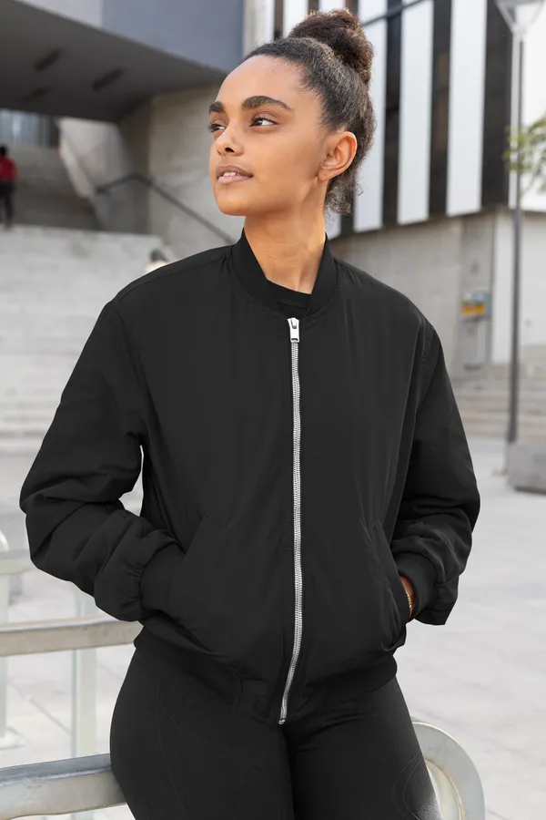 Black_Ultra-Soft_Fabric_Womens_Plain_Bomber_Jacket