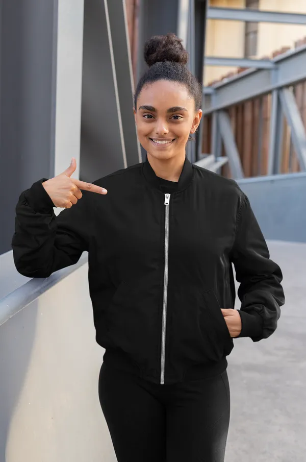 Black_Ultra-Soft_Fabric_Womens_Plain_Bomber_Jacket