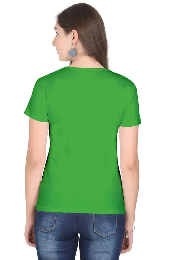 Flag_Green_Cotton_Blend_Womens_Classic_Regular_Fit_T-Shirt