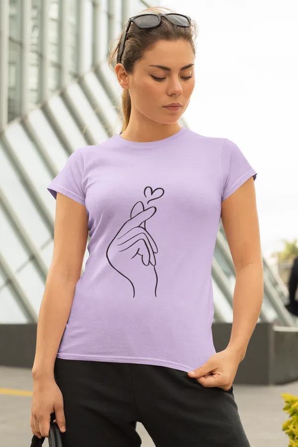Lavender_Cotton_Blend_Womens_Classic_Regular_Fit_T-Shirt