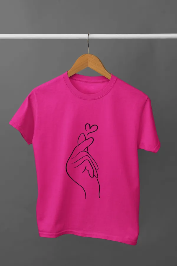 Pink_Cotton_Blend_Womens_Classic_Regular_Fit_T-Shirt