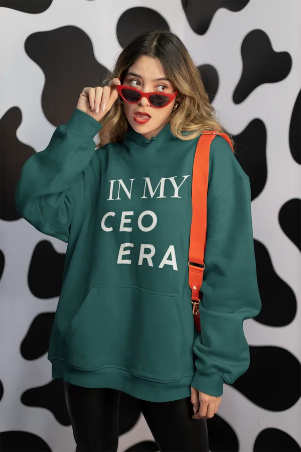 Bottle_Green_Cotton_Blend_Womens_Oversized_Hooded_Sweatshirt
