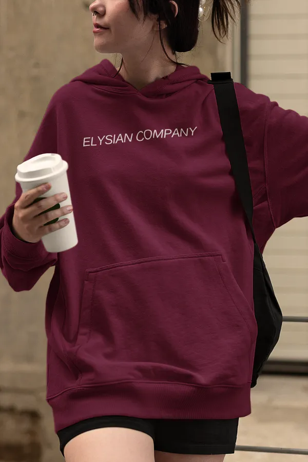 Maroon_Cotton_Blend_Womens_Oversized_Hoodie
