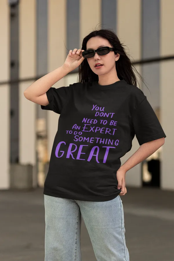 Black_Cotton_Blend_Womens_Oversized_Luxe_Tee