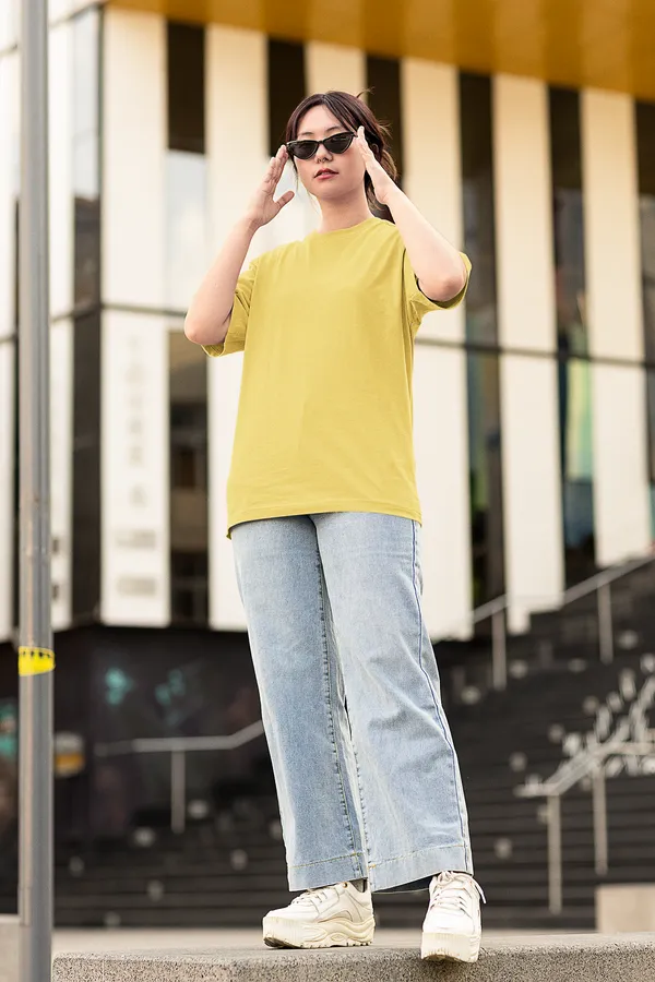 Beige_Cotton_Blend_Womens_Oversized_Standard_Tee