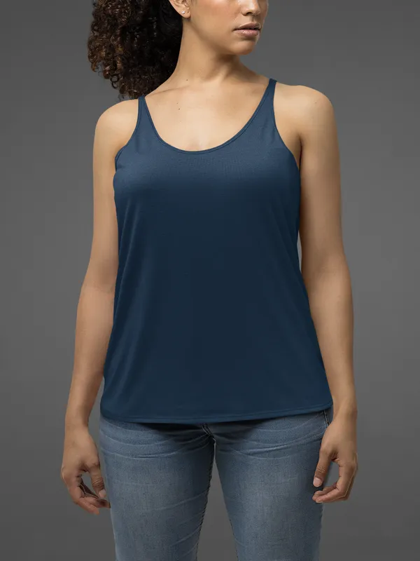 Navy_Blue_Cotton_Blend_Womens_Premium_Plain_Tank_Top