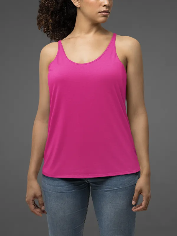 Pink_Cotton_Blend_Womens_Premium_Plain_Tank_Top