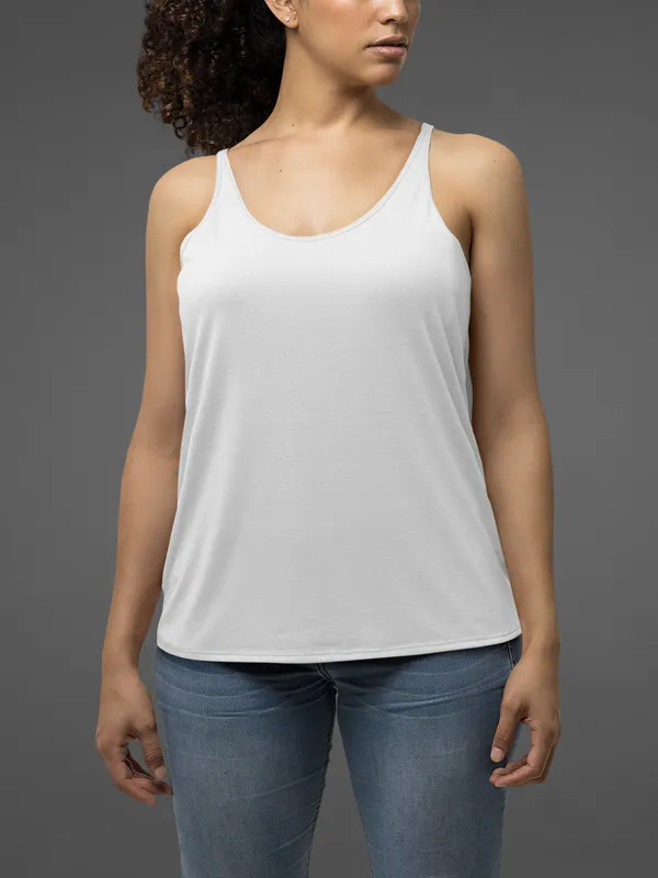 White_Cotton_Blend_Womens_Premium_Plain_Tank_Top