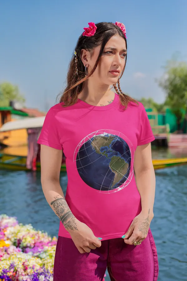 Pink_Cotton_Blend_Womens_Premium_Tee
