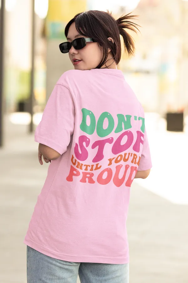 Light_Baby_Pink_Cotton_Blend_Womens_Signature_Designer_Tee