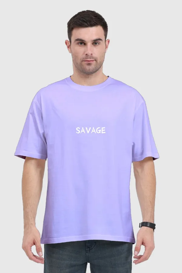 Lavender_Pure_Cotton_Savage_Unisex_Premium_Oversized_T-Shirts