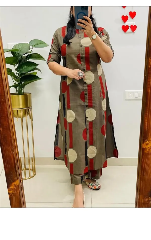 A-_Line_Prined_Cotton_Co-ord_Set