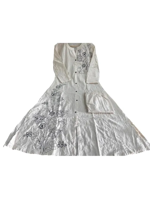 A-line_Embroidary_Work_off_White_Cotton_slub_co-ord_set