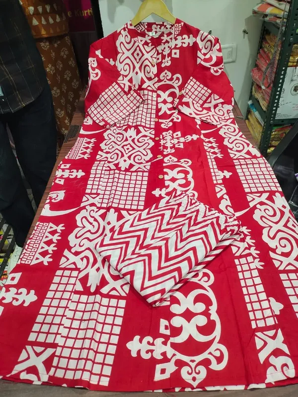 Red_Printed_Cotton_Kurta_Palazzo_Co-Ord_Set_For_Women