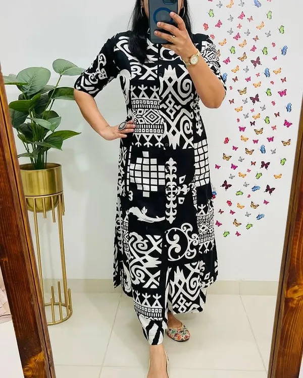 Black_Printed_Cotton_Kurta_Palazzo_Co-Ord_Set_For_Women