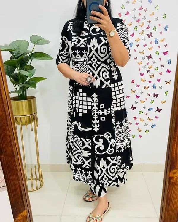 Black_Printed_Cotton_Kurta_Palazzo_Co-Ord_Set_For_Women