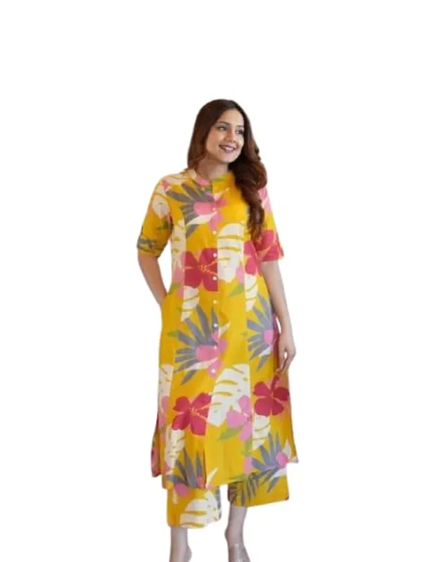 Yellow_Floral_Cotton_Kurta_Palazzo_Co-Ord_Set_For_Women_(old_yellow)