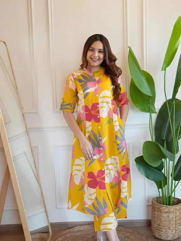 Yellow_Floral_Cotton_Kurta_Palazzo_Co-Ord_Set_For_Women_(old_yellow)