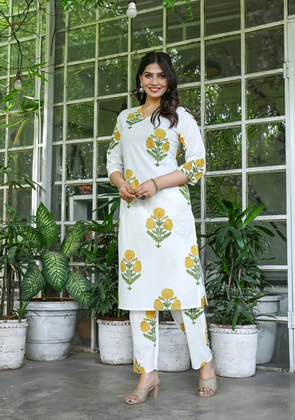 Beautiful_Cotton_Hand_block_printed_with_natural_colors_and_process_kurta_pants_sets...