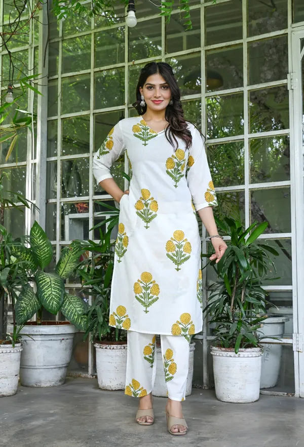 Beautiful_Cotton_Hand_block_printed_with_natural_colors_and_process_kurta_pants_sets...