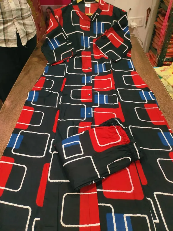 Black_and_Red_Floral_Cotton_Kurta_Palazzo_Co-Ord_Set_For_Women