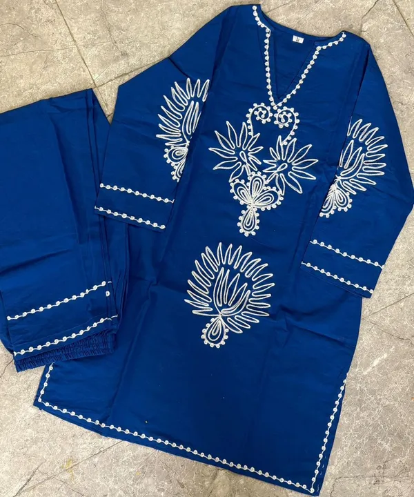 Blue_ethnic_style_with_this_elegant_Short_Co-ord_set