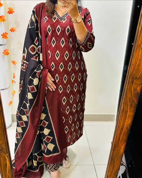 NEW_FULL_COTTON_PRINT_HAND_WORK_STRAIGHT_KURTI__PANT_MALMAL_DUPATTA_ARRIVAL
