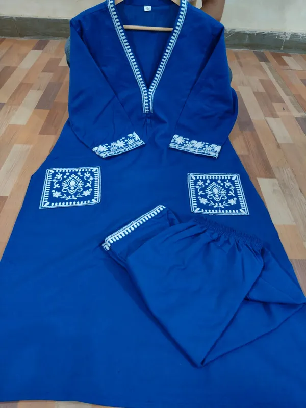 Women_Kurti_Pant_Set_|_Premium_Cotton_Slub_Fabric_|_Stylish_Ethnic_Outfit_for_Daily_&_Office_Wear