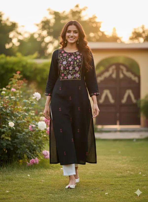 Women’s_Cotton_Slub_Kurti_|_Lightweight,_Comfortable_Daily_Wear